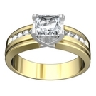Quadrata Diamond Engagement Ring - 1791 Diamonds Quadrata Diamond Engagement Ring - 1791 Diamonds