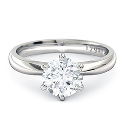 The Verita Diamond Engagement Ring in Platinum