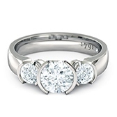 platinum engagement ring