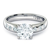 platinum engagement ring