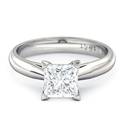 The Sabatina Diamond Engagement Ring in Platinum