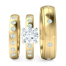 Men's Diamond Wedding Ring Set