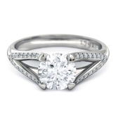 Maia Bead-set Diamond Engagement Ring