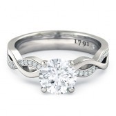 Felicita Round Brilliant Diamond Engagement Ring