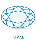 oval diamond shape