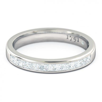  White Gold Princess Celebration Ring