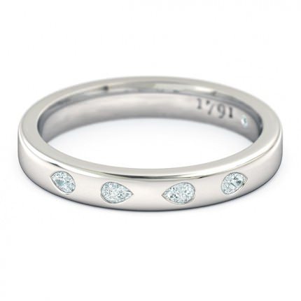  Platinum 950 Pero Celebration Ring