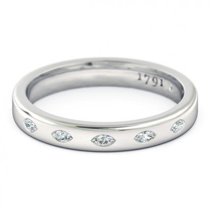  White Gold Duchess Celebration Ring