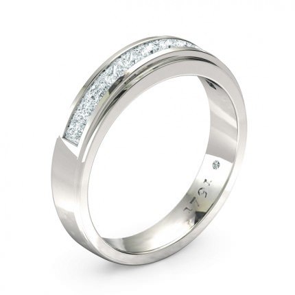 Platinum 950 1791 Princess Celebration Ring - Main View