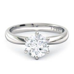 Engagement Rings White Gold + PT setting Verita