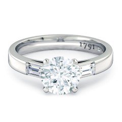 Engagement Rings White Gold + PT setting Speranza