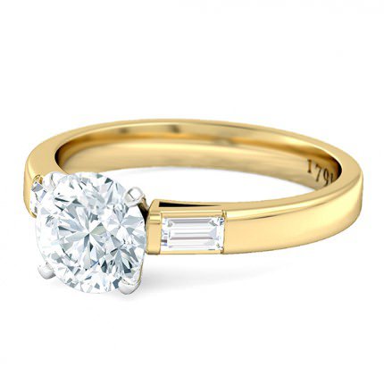 Engagement Ring Speranza - Side View