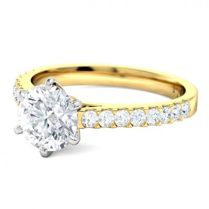 Engagement Ring Scintillare - Side View