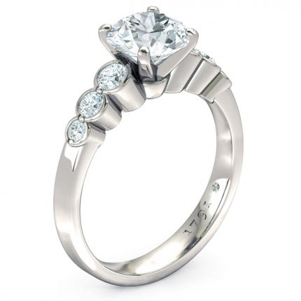 Diamond Ring Platinum 950 Fiducia - Main View