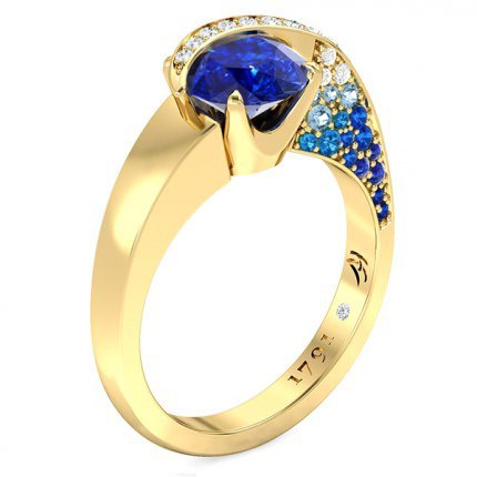 Sapphire Ring Sky - Main View