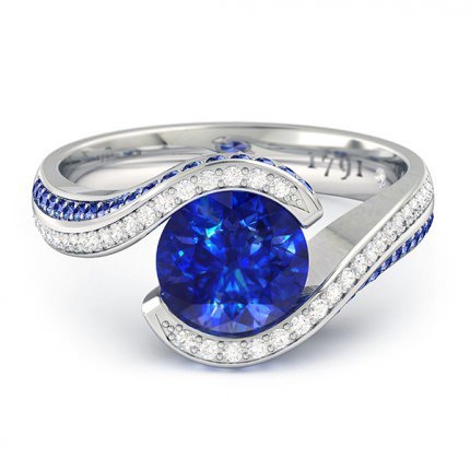 Sapphire Rings Platinum 950 Kya