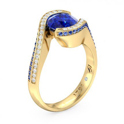 Sapphire Ring Kya - Main View