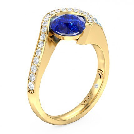 Sapphire Ring Cascade - Main View