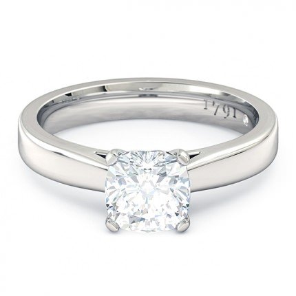 Cushion Engagement Rings Platinum 950 Ilaria