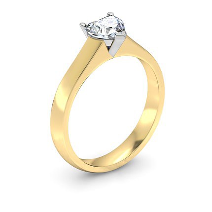 Heart Diamond Ring L`amour - Main View