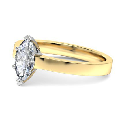 Marquise Diamond Ring Duchess - Side View