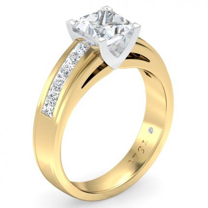 Princess Engagement Ring 1791 Princess - Main View