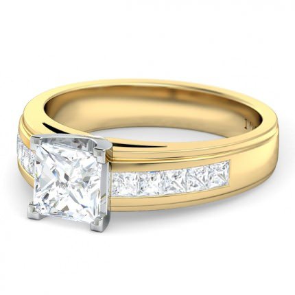 Princess Engagement Ring 1791 Princess - Side View