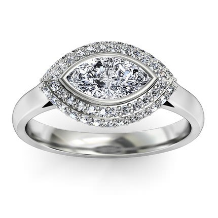 Marquise Diamond Rings Platinum 950 Venecia