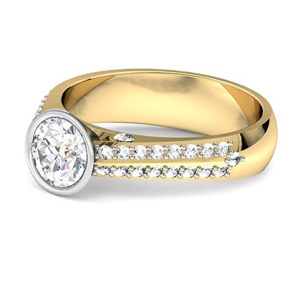 Diamond Ring Carlotta - Side View