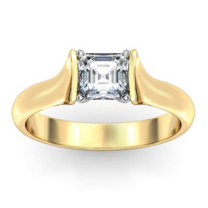 Asscher Diamond Rings Jasmine