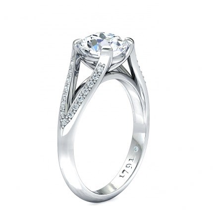 Diamond Ring White Gold Maia - Main View
