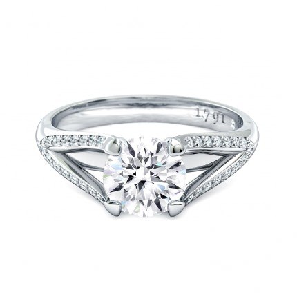 Diamond Rings White Gold Maia