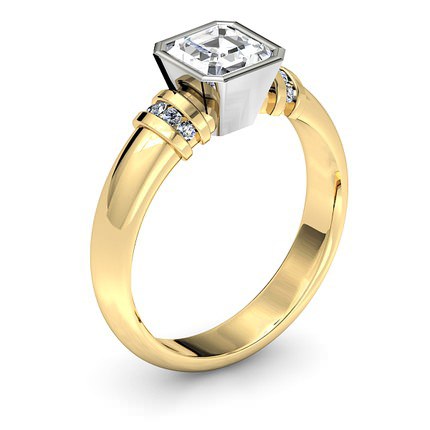 Asscher Diamond Ring Alba - Main View