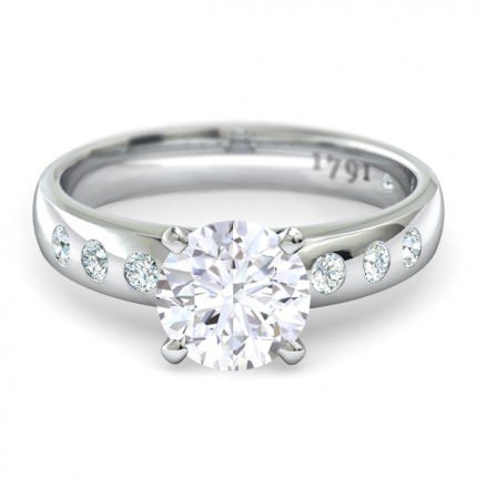 Diamond Rings White Gold Radiosa