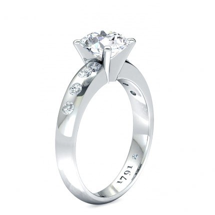 Diamond Ring White Gold Radiosa - Main View