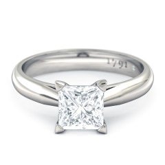 Princess Engagement Rings Platinum 950 Sabatina