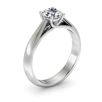 Diamond Ring White Gold Talia - Main View