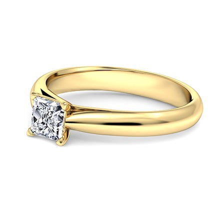Princess Diamond Ring Sabatina - Side View