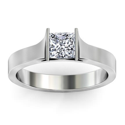 Princess Diamond Rings White Gold Incenso