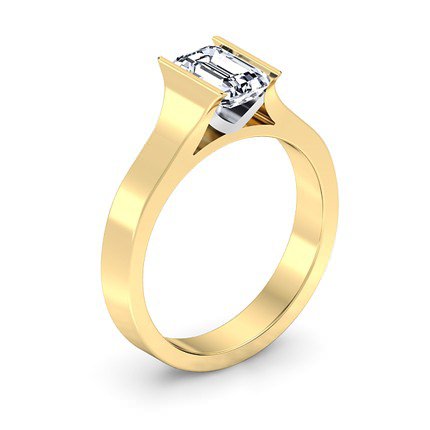 Emerald Diamond Ring Argenta - Main View