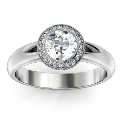 Diamond Rings Platinum 950 Angelica