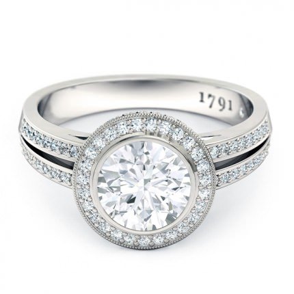 Diamond Rings Platinum 950 Essence