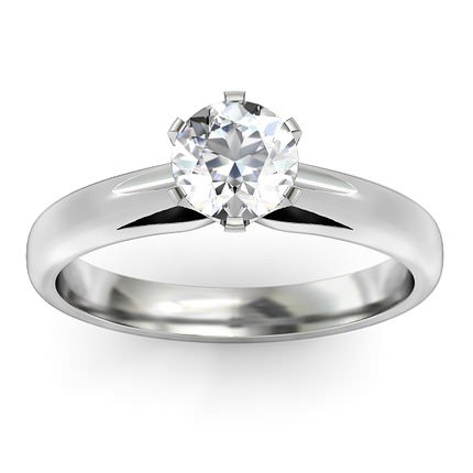 Diamond Rings Platinum 950 Carla