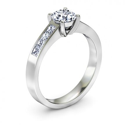 Diamond Ring White Gold Fiorella - Main View