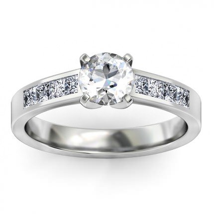 Diamond Rings White Gold Fiorella