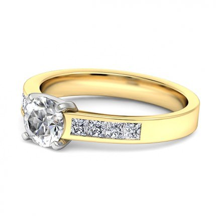 Diamond Ring Fiorella - Side View