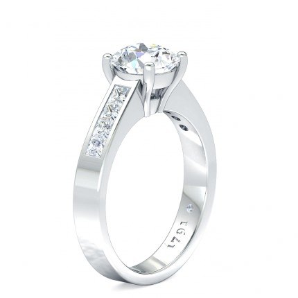Diamond Ring White Gold Fiorella - Main View