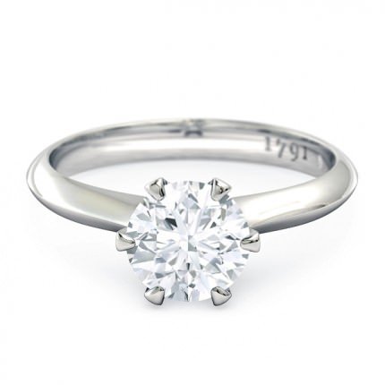 Engagement Rings Platinum 950 1791 Solitaire