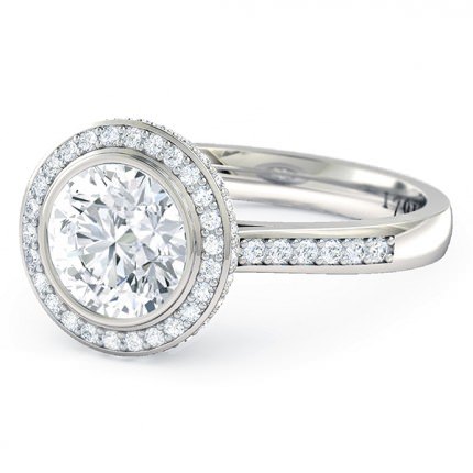 Diamond Ring Platinum 950 Spellbound - Side View