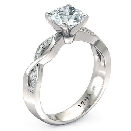 Engagement Ring Platinum 950 Felicita - Main View